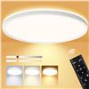 Image 1 : Koda Slim 15-Inch LED Ceiling Light With Adjustable Color Temperature