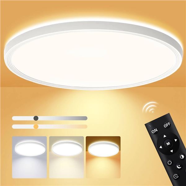 Koda Slim 15-Inch LED Ceiling Light With Adjustable Color Temperature