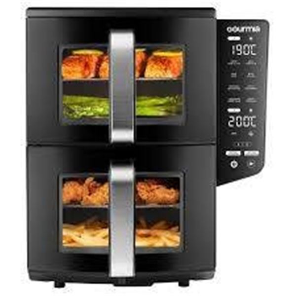 Gourmia 4-Dish Dual Basket Air Fryer With 10.4 L Capacity