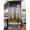 Image 2 : Alpine Trees With 230 LED Lights, Set of 3