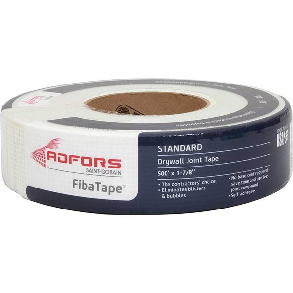 FibaTape Mesh Drywall Tape Roll – 300 Ft x 1-7/8 Inches