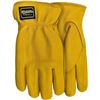 Image 1 : LOT OF 2 Watson Yellow Leather Work Gloves by Ranch Tough, Size Large