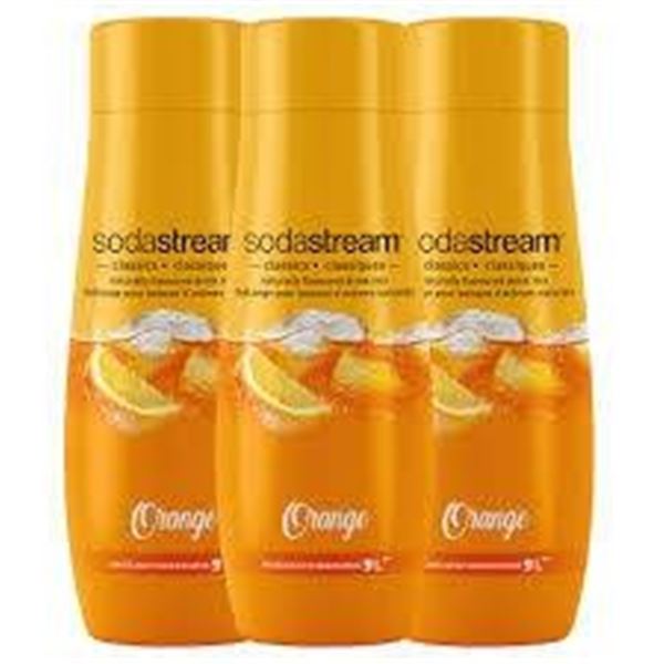 SodaStream Classics Orange Drink Mix, 440 ml, Lot of 6 Units