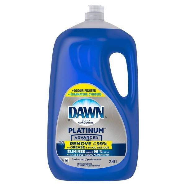 Dawn Platinum Ultra Concentrated Liquid Dish Soap, 2.08L