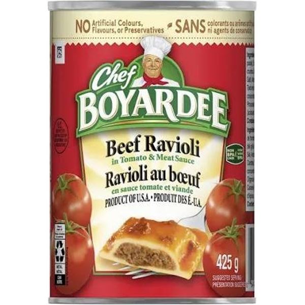 Chef Boyardee Beef Ravioli in Tomato & Meat Sauce