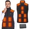 Image 1 : Men’s Heated Vest with Pockets, X002ZNP0NN