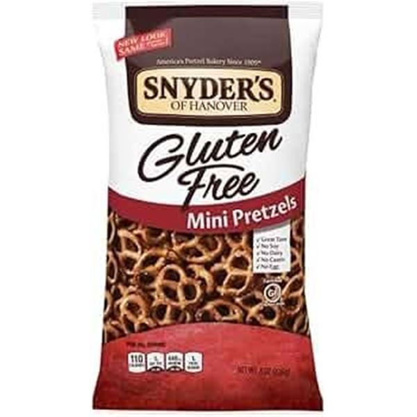 Snyder’s of Hanover Gluten-Free Mini Pretzels 12 Pack