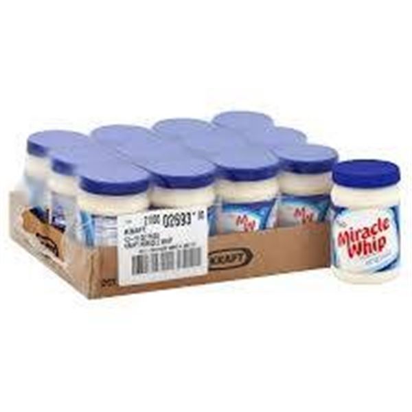 12 Kraft Miracle Whip 475 mL