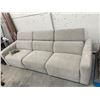 Image 2 : Electric Three-Seater Gray Sofa With Power Cables