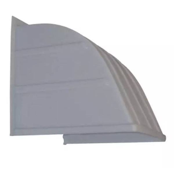 Lot of 3 Heavy-Duty Gray Plastic Weather Hood 24″ x 24″