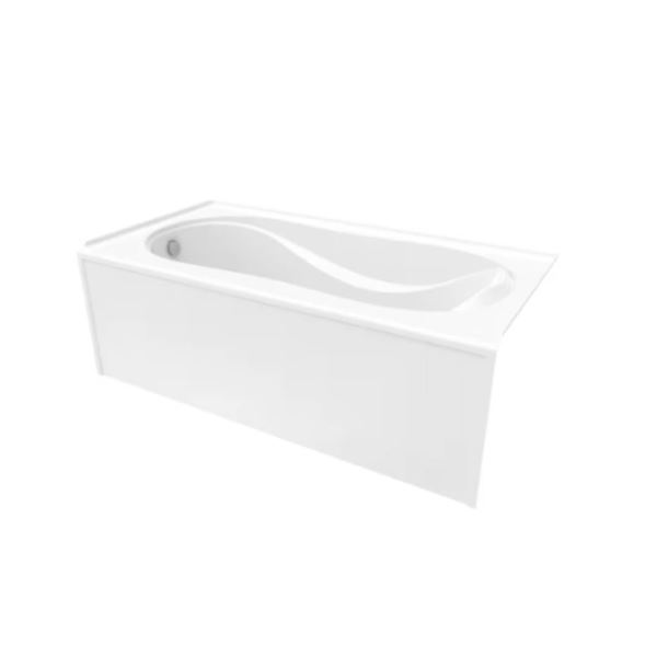 MAAX Cocoon 6030 IFS Acrylic Bathtub, 60″ x 30″ x 21″ Inches
