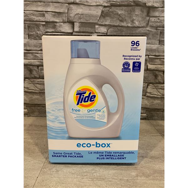 Tide Free & Gentle Eco Box 96 Loads 3.1L