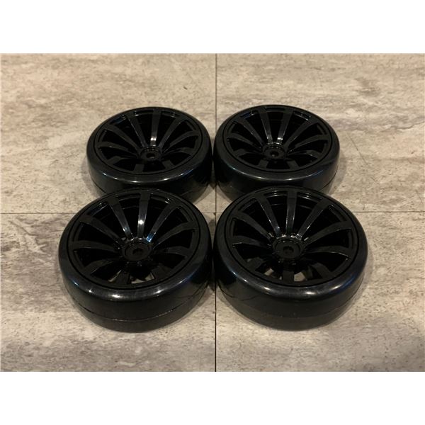 4 Pcs Set of 4/10 Drift RC Tires for TRX HSP Tamiya HPI Kyosho On Road Drifting Car