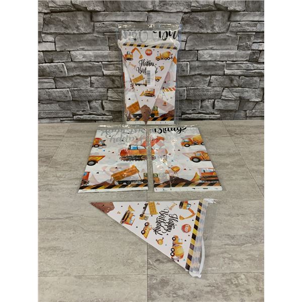 Lot of 2 Constuction Party Pack