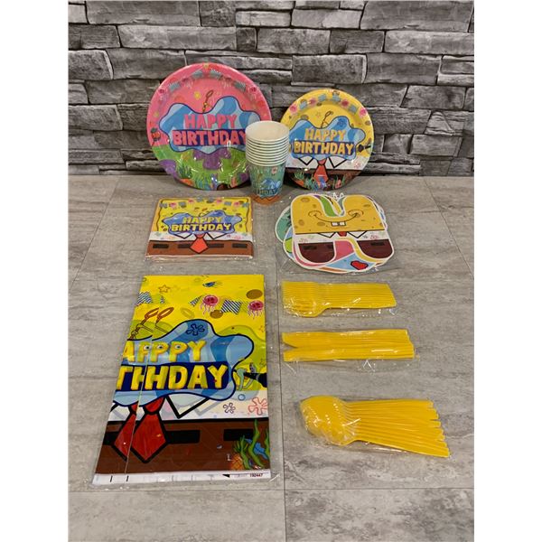 Spongebob Birthday Party Kit