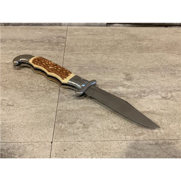 Folding Knife Antler Handle 8 1/2"