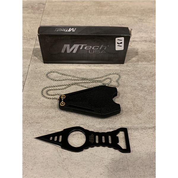 Mtech USA Knife on Necklace 4 1/2"
