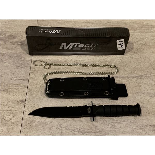 Mtech USA Knife on Necklace 6 1/2"
