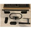 Image 6 : Black Towel Rack Kit for Bathroom - Kitchen