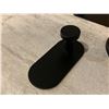 Image 7 : Black Towel Rack Kit for Bathroom - Kitchen