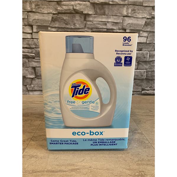 Tide Free & Gentle Eco Box 96 Loads 3.1L
