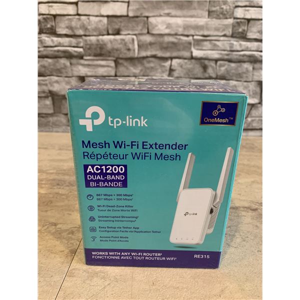 TP-Link Mesh Wi-Fi Extender AC1200 Dual Band Works With Any Wi-Fi Router