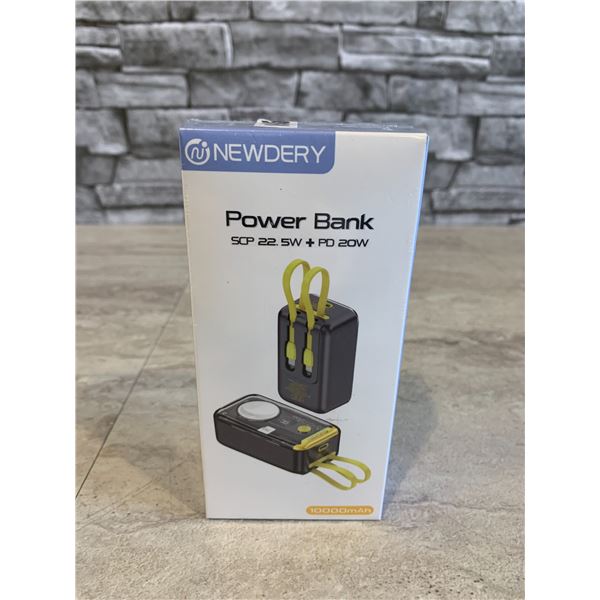 NewDery Power Bank SCP 22.5W + PD 20W 10000mAh