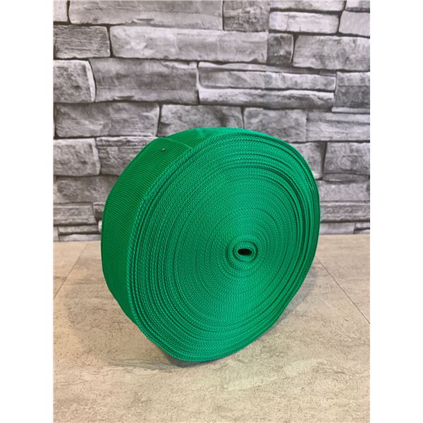 Nylon Webbing Belts 25 Yards 22m X 50mm Green Colour