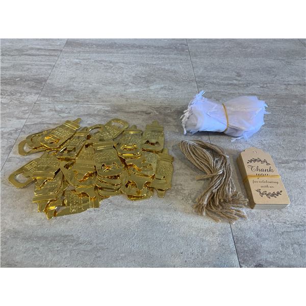 30 Sets Baby Bottle Openers Kit for Baby Showers