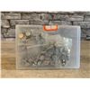 Image 1 : Luter 90 Sets Chicago Screws Silver Leather Rivets Kit