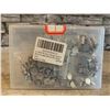 Image 3 : Luter 90 Sets Chicago Screws Silver Leather Rivets Kit
