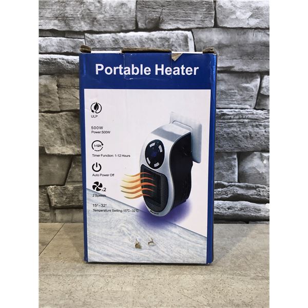 500W Portable Mini Plug in Heater