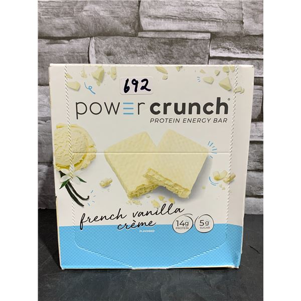 1 Box of Power Crunch Protein Engergy Bars - French Vanilla Crème