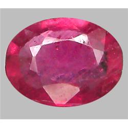 0.92ct Top AAA Oval Cut Mozambique Pink Ruby Appraisal Estimate $365 (GEM-8844)