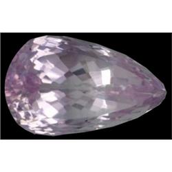 10.45ct Natural Pear Patroke Gem Stone Pink Kunzite VS Appraisal Estimate $1765 (GEM-17550)