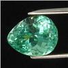11.4ct Natural Deep Patroke Green Kunzite Pear VVS Appraisal Estimate $1163 (GEM-18574)