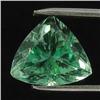 19.80ct Natural Deep Patroke Green Kunzite Trillion VVS Appraisal Estimate $2035 (GEM-19015)