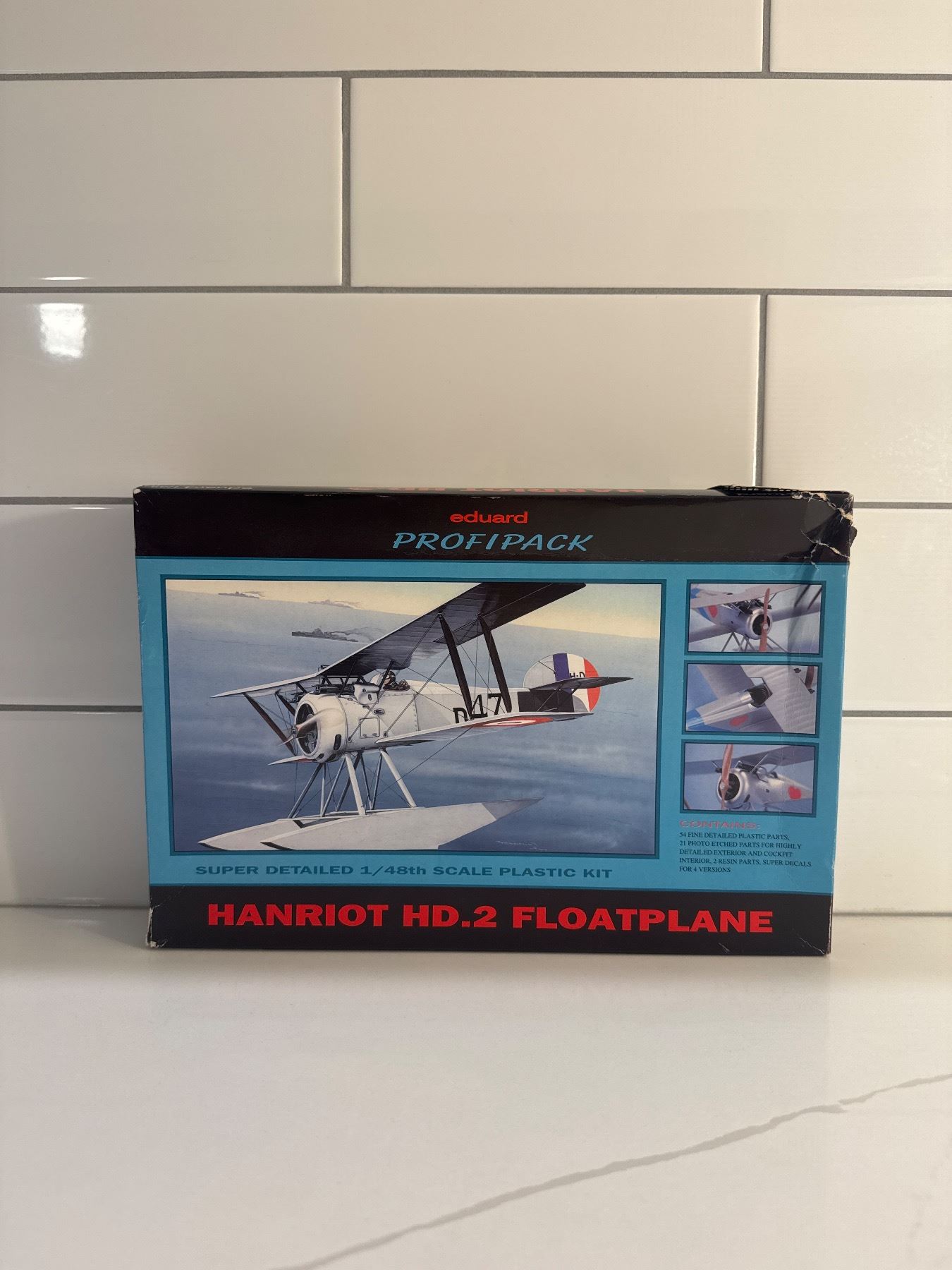 Eduard 1:48 scale Hanriot HD.2 Float plane