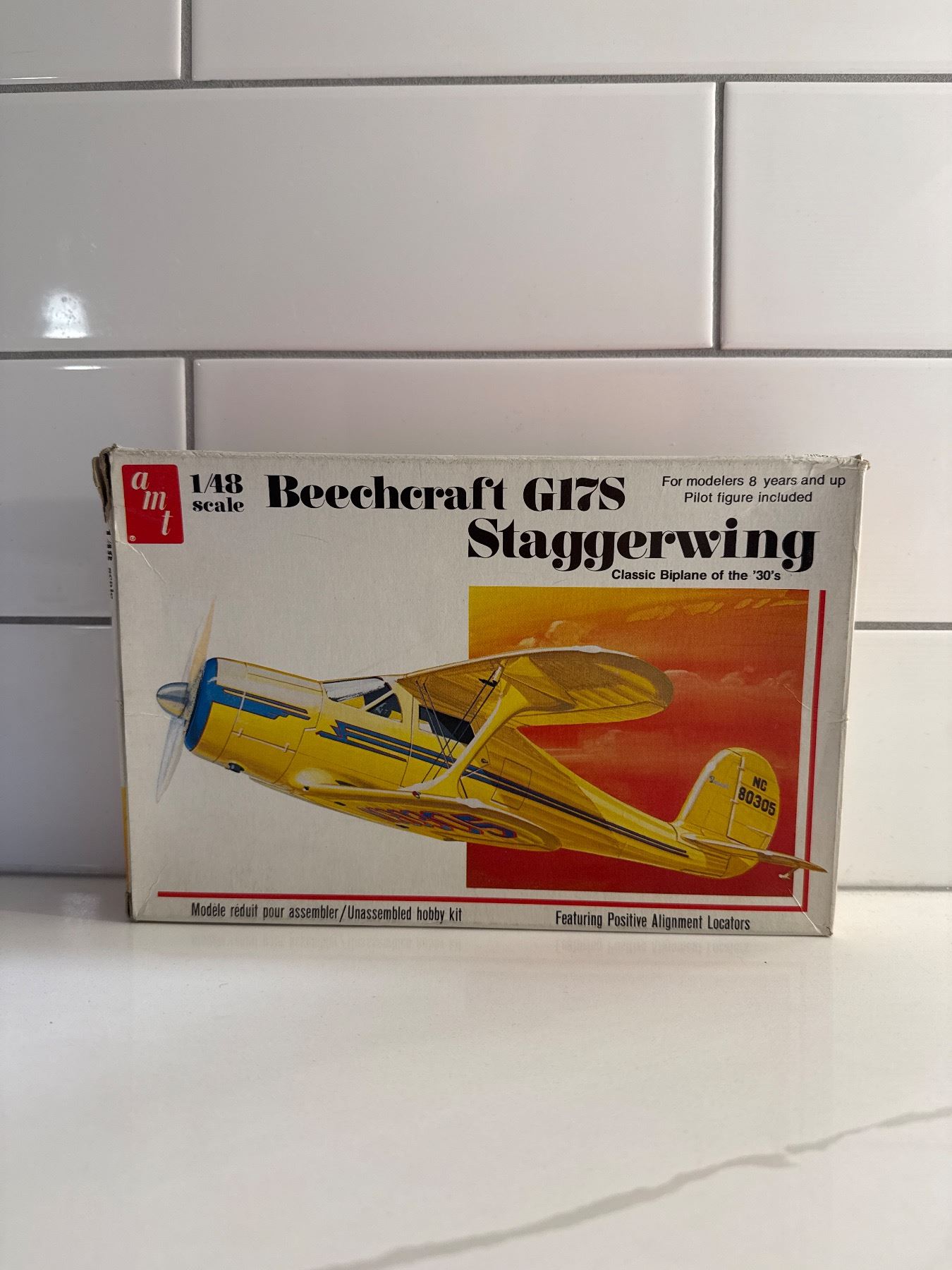 AMT 1:48 scale Beechcraft G17S Staggerwing
