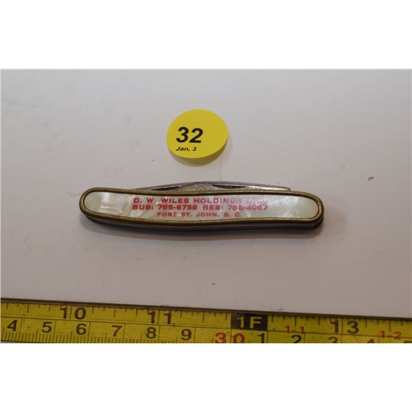 Antique Folding Knife (Marked “Colonial from USA”)