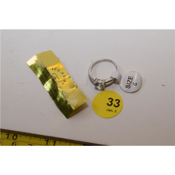 Sterling Silver Size 6 Ring