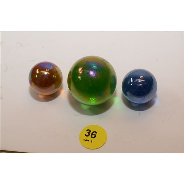 Irridesent marbles