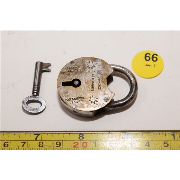 Hand Made Lock and Key