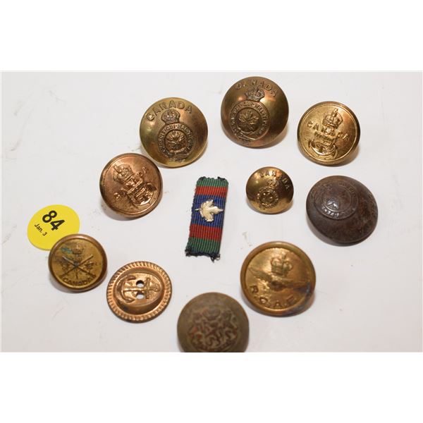 Military Button Lot