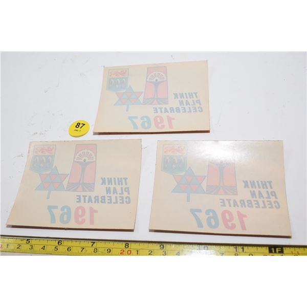 1967 Saskatchewan NOS Decals