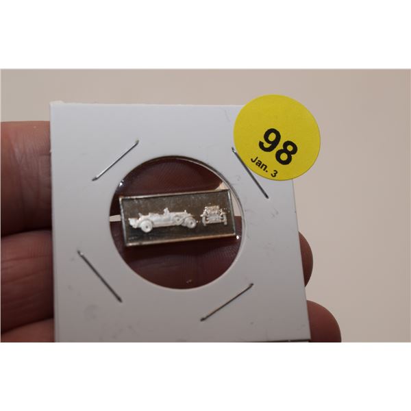 .05 oz Sterling Silver Automobile Bar – LA SALLE