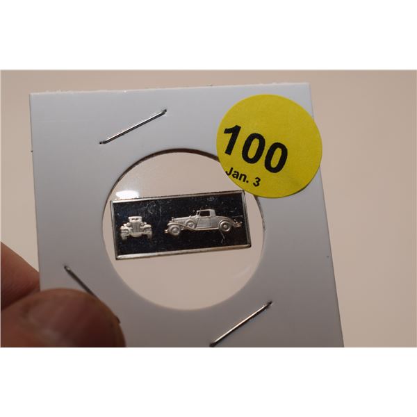 .05 oz Sterling Silver Automobile Bar – CHRYSLER