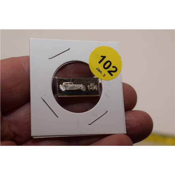 .05 oz Sterling Silver Automobile Bar – BUGATTI