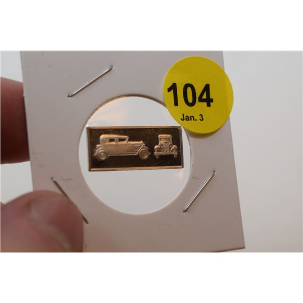 .05 oz Sterling Silver Automobile Bar – ROHR