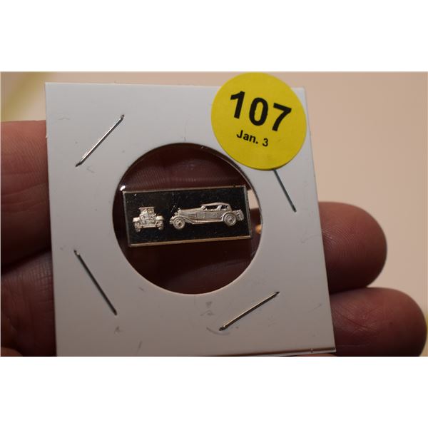 .05 oz Sterling Silver Automobile Bar – DU PONT